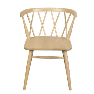 CT Sierra Cross Back Solid Timber Dining Chair - Set of 2 thumbnail 2