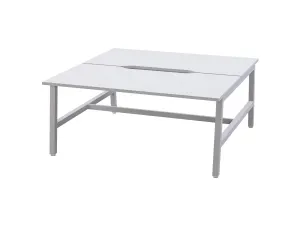 OL Axis Trestle 2 User Bench – White Top with White Frame thumbnail 3