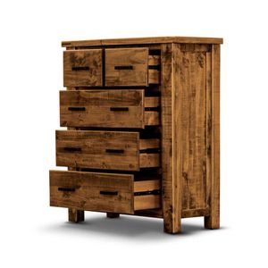 VI Outback Solid Timber 2 over 3 drawers Tallboy thumbnail 2