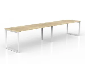 OL Anvil 2-User Workspace – Oak Top with White Frame thumbnail 8