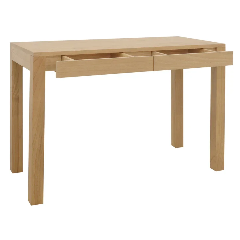 CT Amsterdam Solid Timber 2 Drawer Home Office Desk