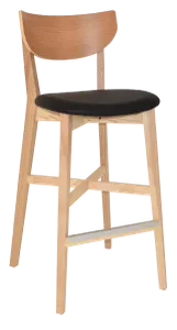 EZ Rialto Stained Solid Timber Framed Barstool thumbnail 4