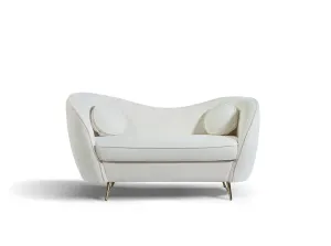 BT Claudia 2 Seater Sofa Grey, Black Velvet & White Bertoni Boucle thumbnail 2