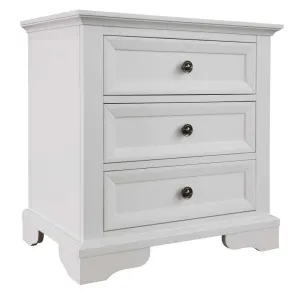 VI Sala Solid Timber 3 Drawer Bedside Table thumbnail 1
