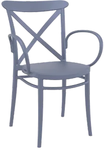 FL Cross Back XL Hospitality Outdoor Armchair thumbnail 3