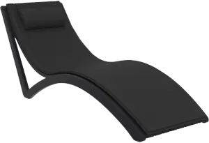 FL Slim Hospitality Stackable Sunlounger with Cushion & Pillow thumbnail 6
