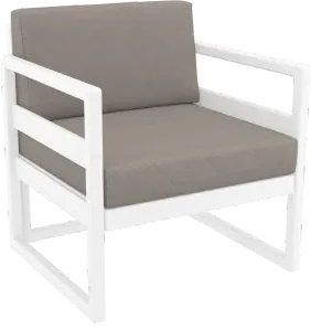 FL Mykonos Hospitality Outdoor Lounge Armchair with Cushion thumbnail 2