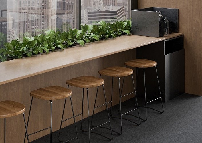 DD Café Planter Breakout Dining Bench with Bin