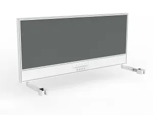 OL Studio Screen with Ducting for Agile Individual Desk – Splice Fabric with White Frame thumbnail 7