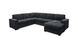 EL Coke Fabric Upholstered Corner Modular Lounge thumbnail 7