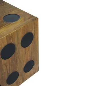 CR Dice Solid Timber Side Table or Stool thumbnail 4