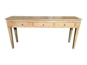 MF Crown Solid Timber 3 Drawers Hall Table thumbnail 1