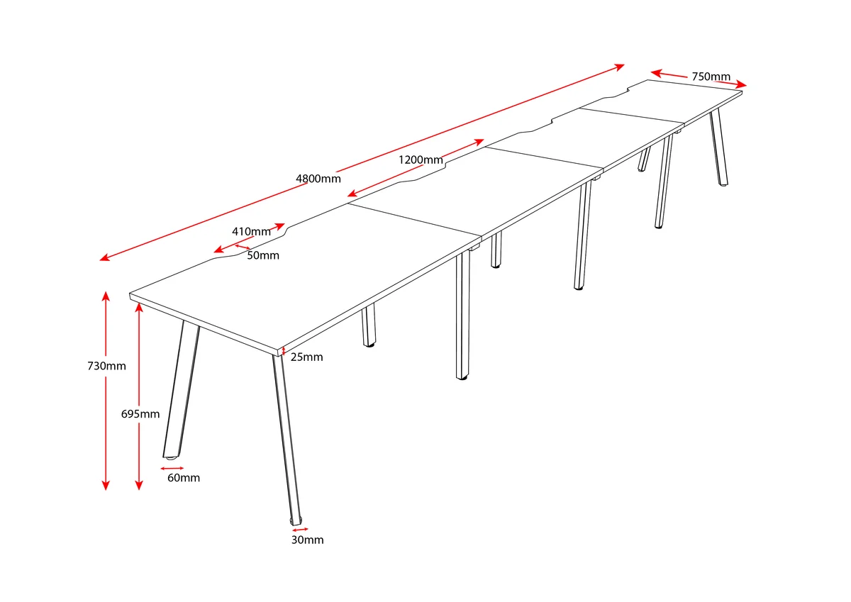 RL Eternity Single Sided Workstation
