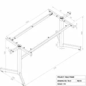DD Supreme Metal Boardroom Table Base thumbnail 2