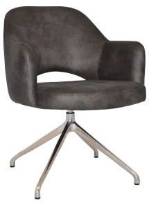 EZ ARM CHAIR ALBURY TRESTLE V2 POLISHED ALUM thumbnail 1