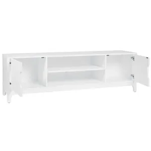 SH Ankara Entertainment Unit with 2 Doors and 2 Niches -White thumbnail 2