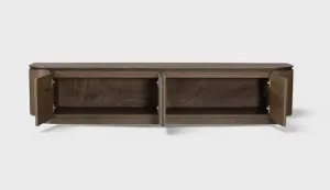 MD Hobart Solid Timber 4 Door TV Unit thumbnail 3