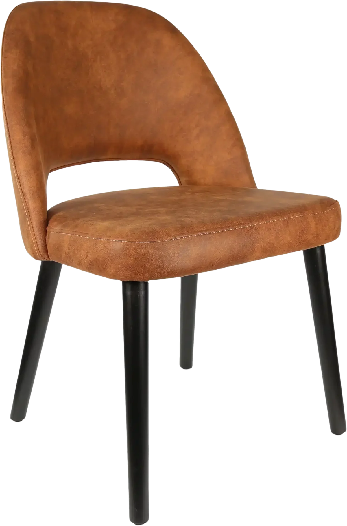 FL Semifreddo Premium Vinyl Upholstered Timber Legs Hospitality Chair