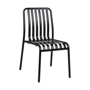 FL Bordeaux Aluminium Hospitality Stackable Outdoor Chair thumbnail 1