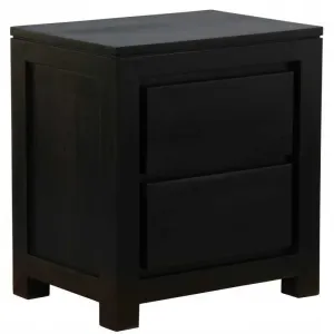 CT Amsterdam Solid Timber 2 Drawer Bedside Table thumbnail 2