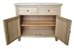 MF Queens Solid Timber 2 Drawer 2 Door Storage Cabinet thumbnail 4