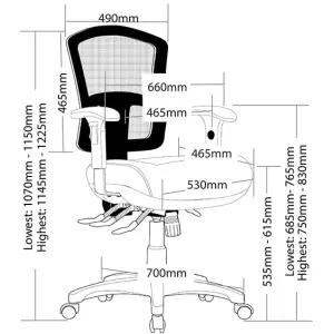 ST Fuse Meshback Task Chair thumbnail 11