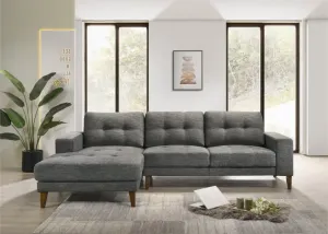 VI Club Fabric Upholstered 2 Seater Sofa with Chaise thumbnail 3