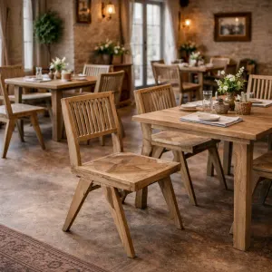 MF Morocco Solid Timber New Dining Chair thumbnail 2