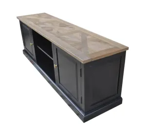 VI Velino Solid Timber 2 Door 2 Niches TV Unit thumbnail 2
