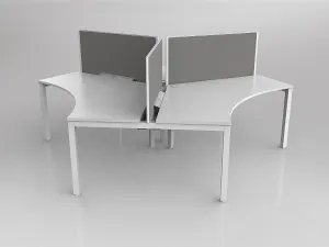 OL Axis 3 User 120° Workstation with Screen - Breathe Fabric thumbnail 15