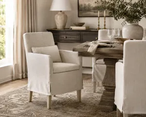 CR Bilboa Fabric Upholstered Timber Leg Armchair thumbnail 5