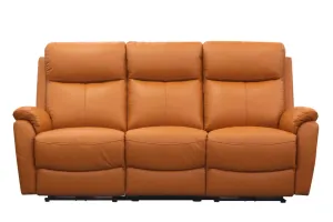 VI Camden 3 Seater Leather Electric Recliner Lounge with 2 Single Recliners thumbnail 3