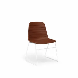 OL Sofia PU Leather Upholstered Sled Base Breakout Chair thumbnail 5