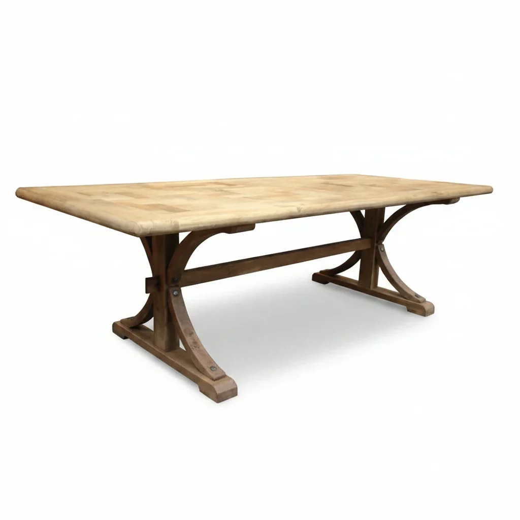 MF Brussels Recycled Elm Timber Dining Table