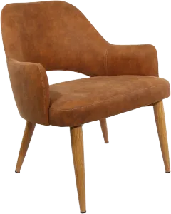 FL BonBon Vinyl Upholstered Timber Look Metal Legs Hospitality Chair thumbnail 3