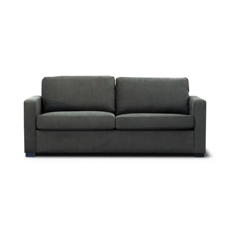 VI Wilson Fabric Upholstered Queen Sofa Bed with Memory Foam Mattress