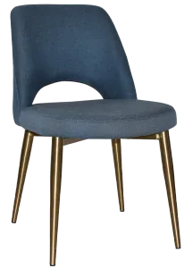 EZ Albury Brass Colour Stainless Steel Leg Upholstered Hospitality Dining Chair thumbnail 13