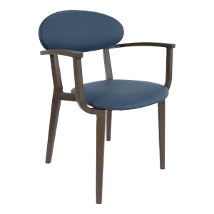 FL Atlanta Vinyl Upholstered Hospitality Stackable Dining Armchair thumbnail 6