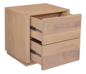 CT Gatsby Solid Timber 2 Drawer Bedside Table thumbnail 5