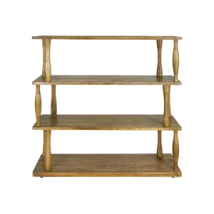 CR Carlos Solid Timber 3 Shelf Bookcase thumbnail 3