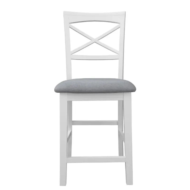VI Hamilton Solid Timber Fabric Seat Bar Chair