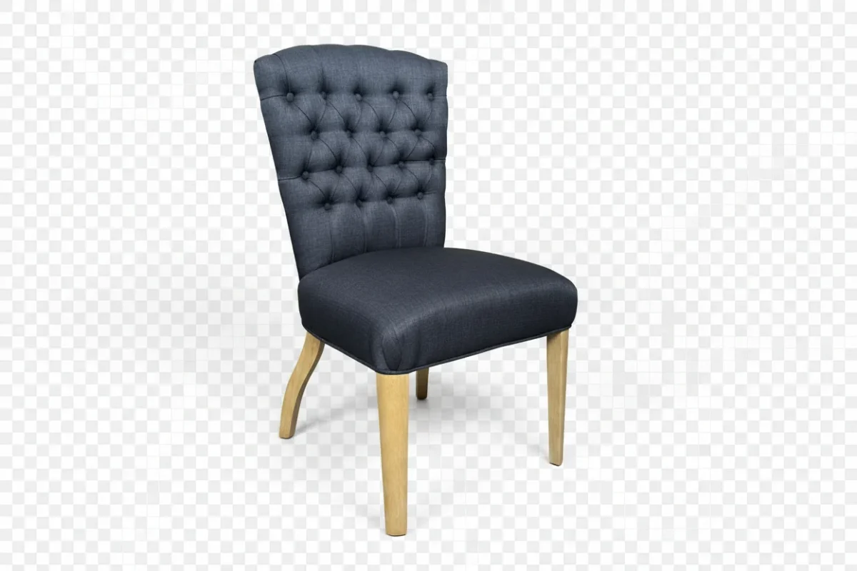 MF Dianne Fabric Upholstered Timber Leg Dining Chair