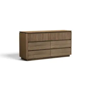 MD Hobart Solid Timber 6 Drawer Low Chest thumbnail 1