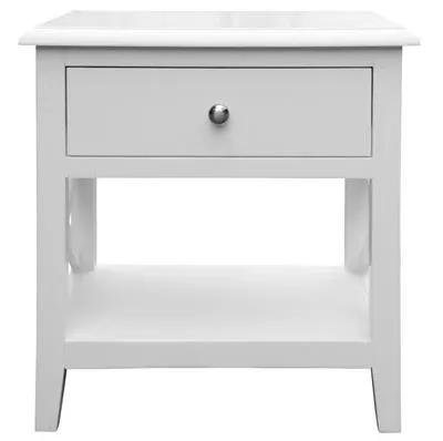 VI Hampton 1 Drawer & 1 Shelf Bedside Table