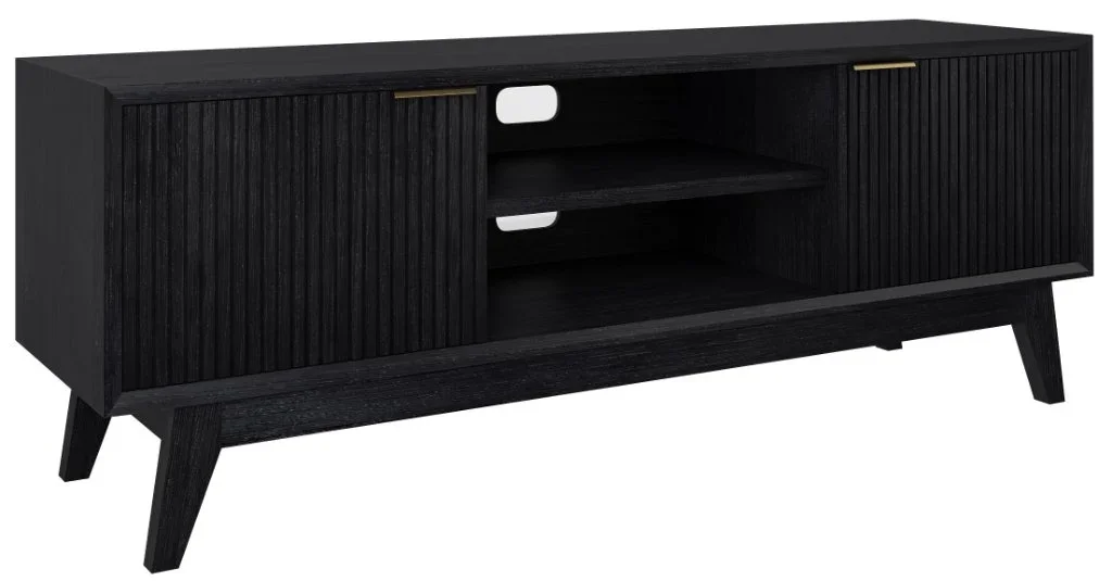 VI Ella Solid Timber 2 Door 2 Niche Entertainment Unit