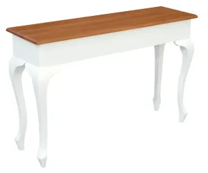CT Queen Anne Solid Timber 2 Drawer Sofa Table thumbnail 17