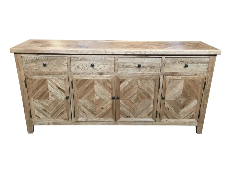 MF Queens Solid Timber Buffet with Doors and Drawers