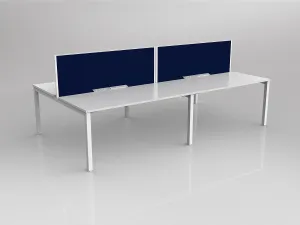 OL Axis 4 User Double Sided Workstation with Screen - Breathe Fabric thumbnail 4