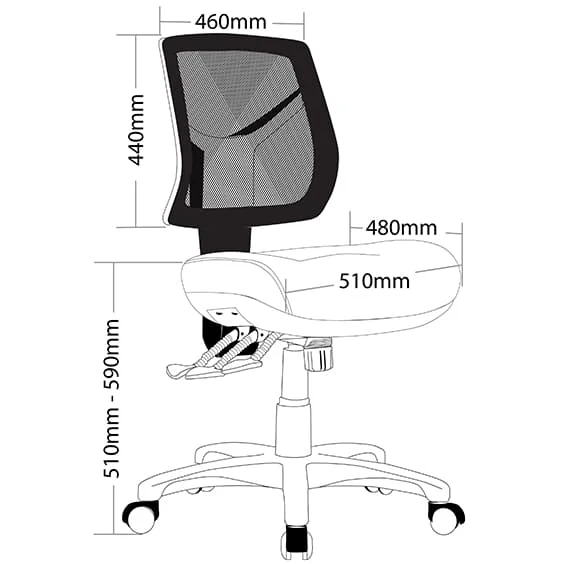 ST Chelsea Mesh Low Back Task Chair