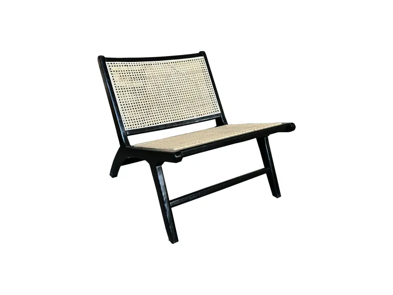 MF Portsea Timber Frame Rattan Chair